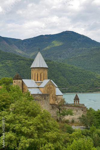 Georgia  Caucasus  Ananuri castle and Enguri dam