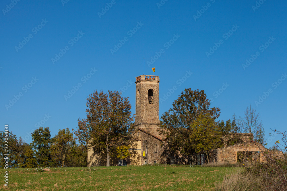 Ermita de Sant Sebastià, Vic - Santa Eulàlia de Riuprimer, Osona, Catalunya.