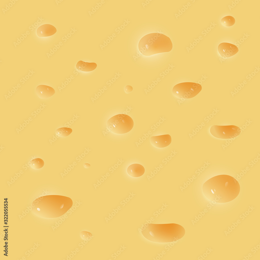 Vector illustration realistic cheesy background. Texture of cheese Vector illustration realistic cheesy background. Texture of cheese