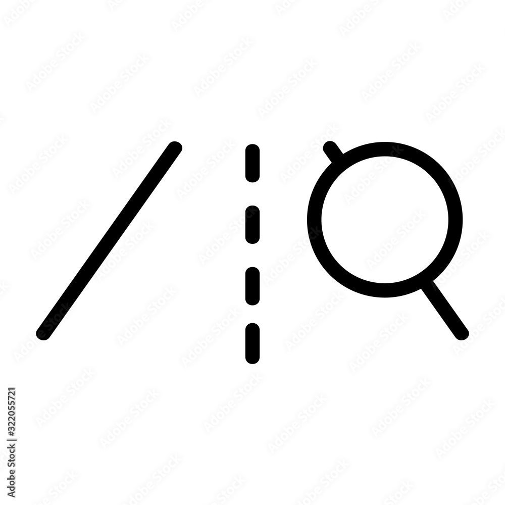 wet road icon vector. Thin line sign. Isolated contour symbol illustration wet road icon vector. Thin line sign. Isolated contour symbol illustration