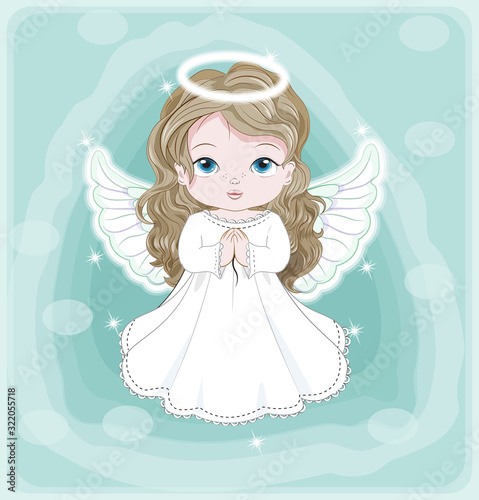 Christmas baby angel
