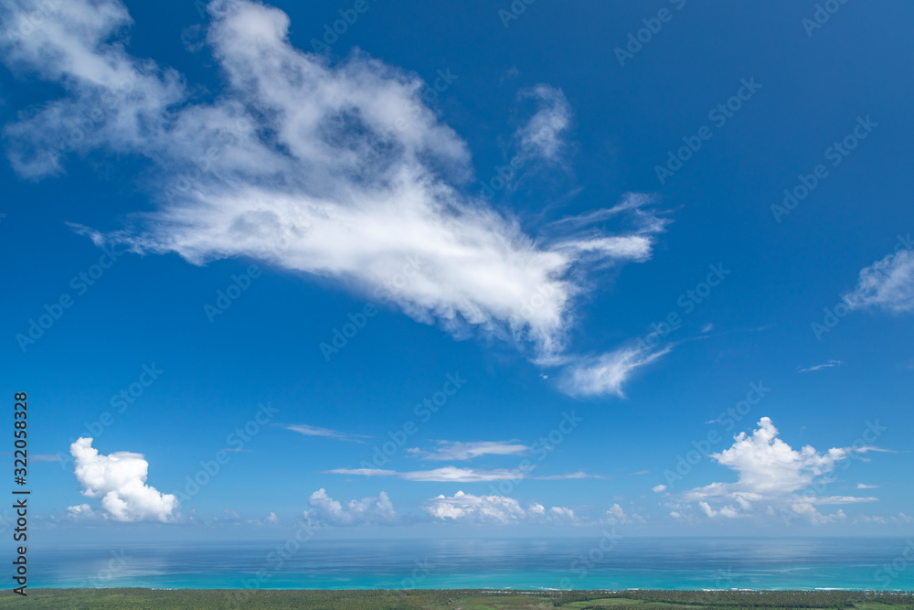 Beautiful view of the Rounded Lagoon from the Rounded Mountain at Miches, Dominican Republic. Montaa Redonda Miches. Beautiful view of the Rounded Lagoon from the Rounded Mountain at Miches, Dominican Republic. Montaa Redonda Miches.