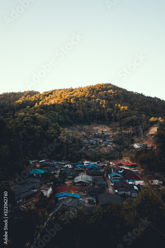 Wallpaper Mural Hilltribe Village in Chiang Mai and New Year Festival-daylight Torontodigital.ca