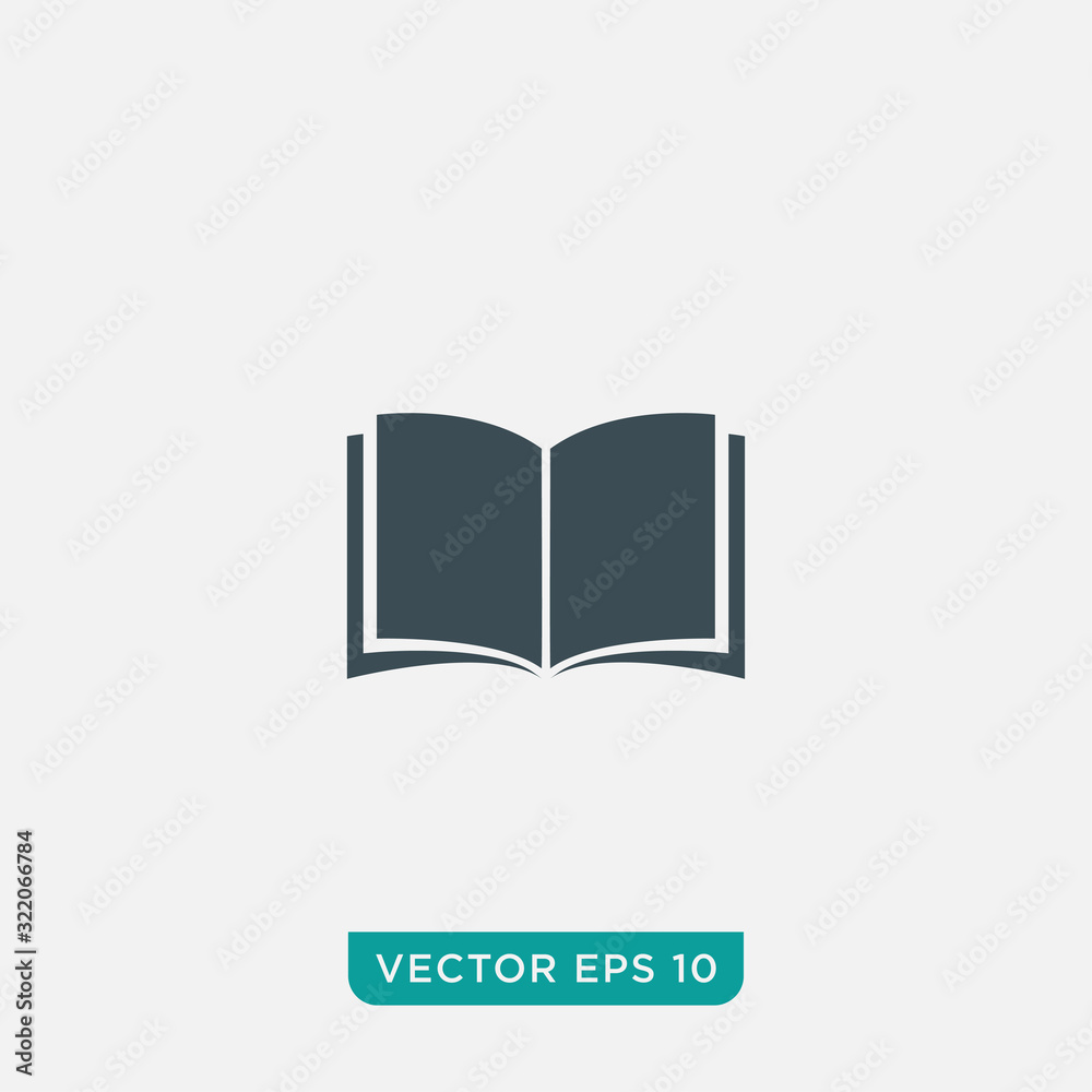 Book Icon Design, Vector EPS10 Book Icon Design, Vector EPS10