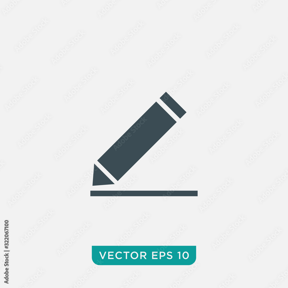 Pencil Icon Design, Vector EPS10 Pencil Icon Design, Vector EPS10