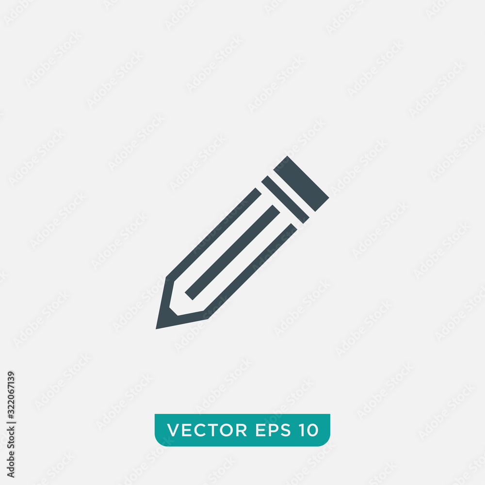 Pencil Icon Design, Vector EPS10 Pencil Icon Design, Vector EPS10