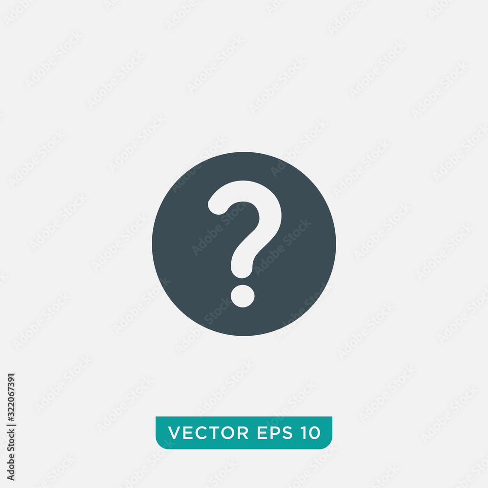 Question Icon Design, Vector EPS10 Question Icon Design, Vector EPS10
