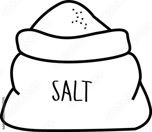salt icon, vector illustration