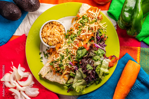 salad with vegetables