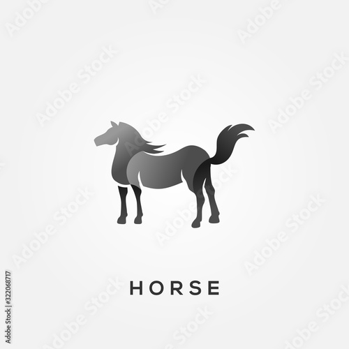 Horse Animal Silhouette Vector Design