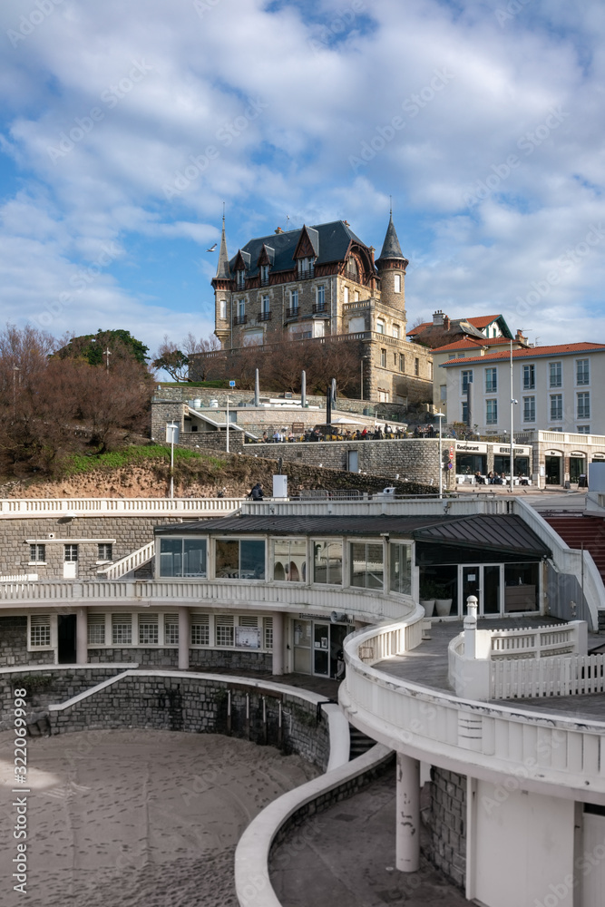 Obraz premium ville de Biarritz