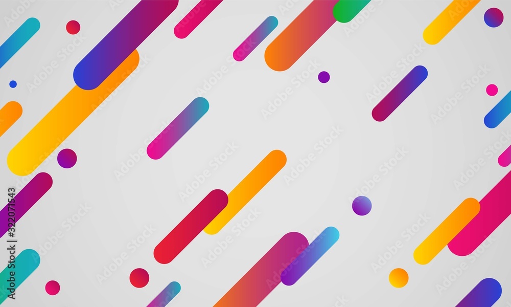 Abstract colorful neon lines and circles wallpaper in a modern background vector design Abstract colorful neon lines and circles wallpaper in a modern background vector design