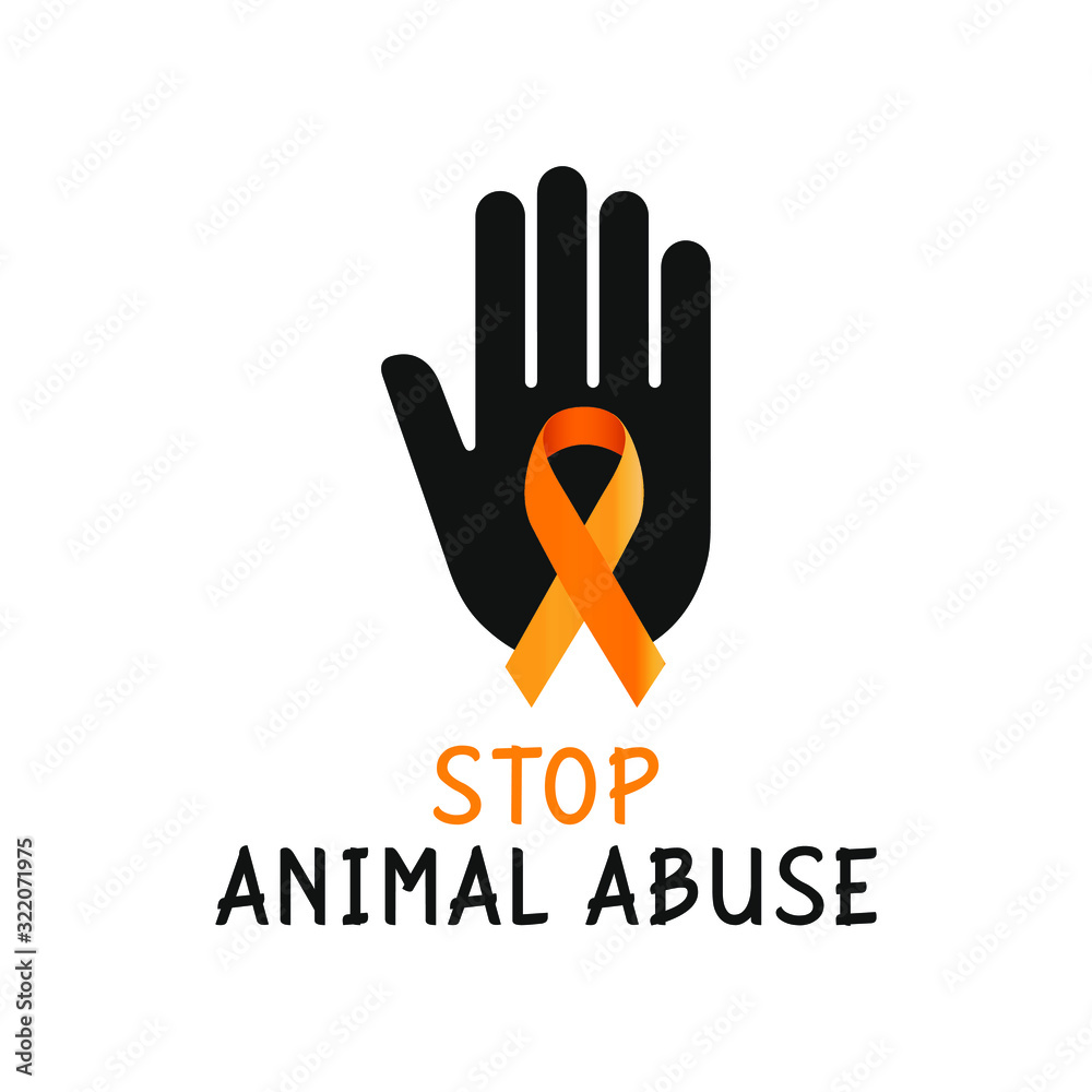 Vector illustration on the theme of Prevention of Cruelty to Animals Month of April, Go Orange for Animals. Vector illustration on the theme of Prevention of Cruelty to Animals Month of April, Go Orange for Animals.