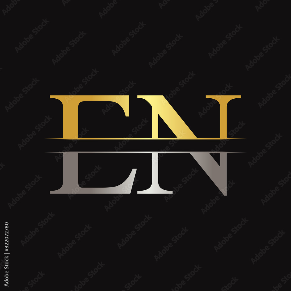 Initial EN Letter Linked Logo Business Vector Template. Creative Letter EN Logo Design Initial EN Letter Linked Logo Business Vector Template. Creative Letter EN Logo Design