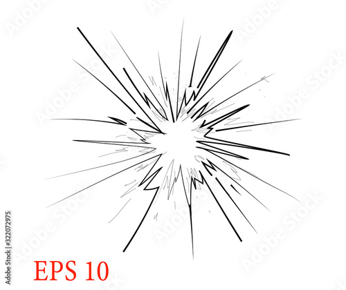 Broken glass, cracks, bullet marks on glass. High resolution	