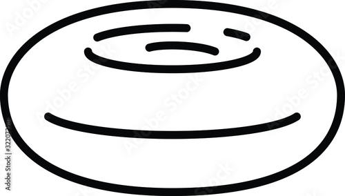 falafel icon, vector illustration