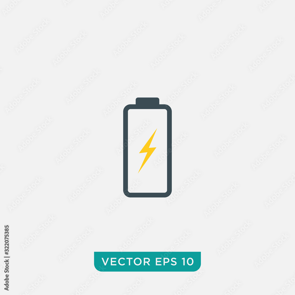 Battery Icon Design, Vector EPS10 Battery Icon Design, Vector EPS10