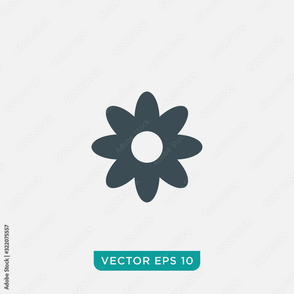 Flower Icon Design, Vector EPS10 Flower Icon Design, Vector EPS10