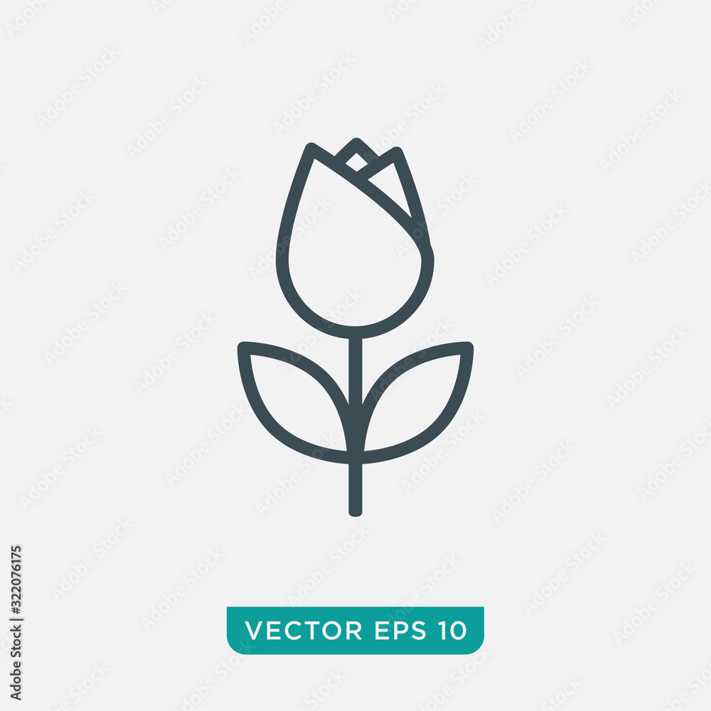 Flower Icon Design, Vector EPS10 Flower Icon Design, Vector EPS10