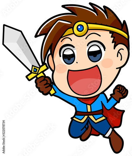 勇者　かわいい　イラスト　キッズ　主人公　ゲーム　男の子
