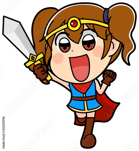 勇者　かわいい　イラスト　キッズ　主人公　ゲーム