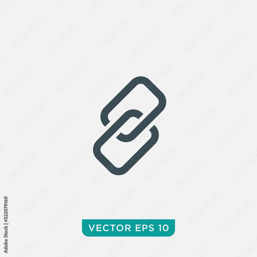 Link Icon Design, Vector EPS10