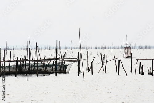 Fisheries lifestyle of Thai local fishermen at Songkhla Lake of Southern region in Thailand