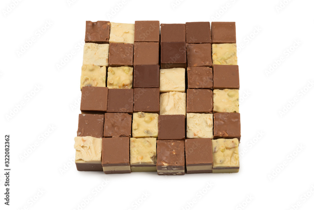 Chocolate candy isolated on white background. Chocolate candy isolated on white background.