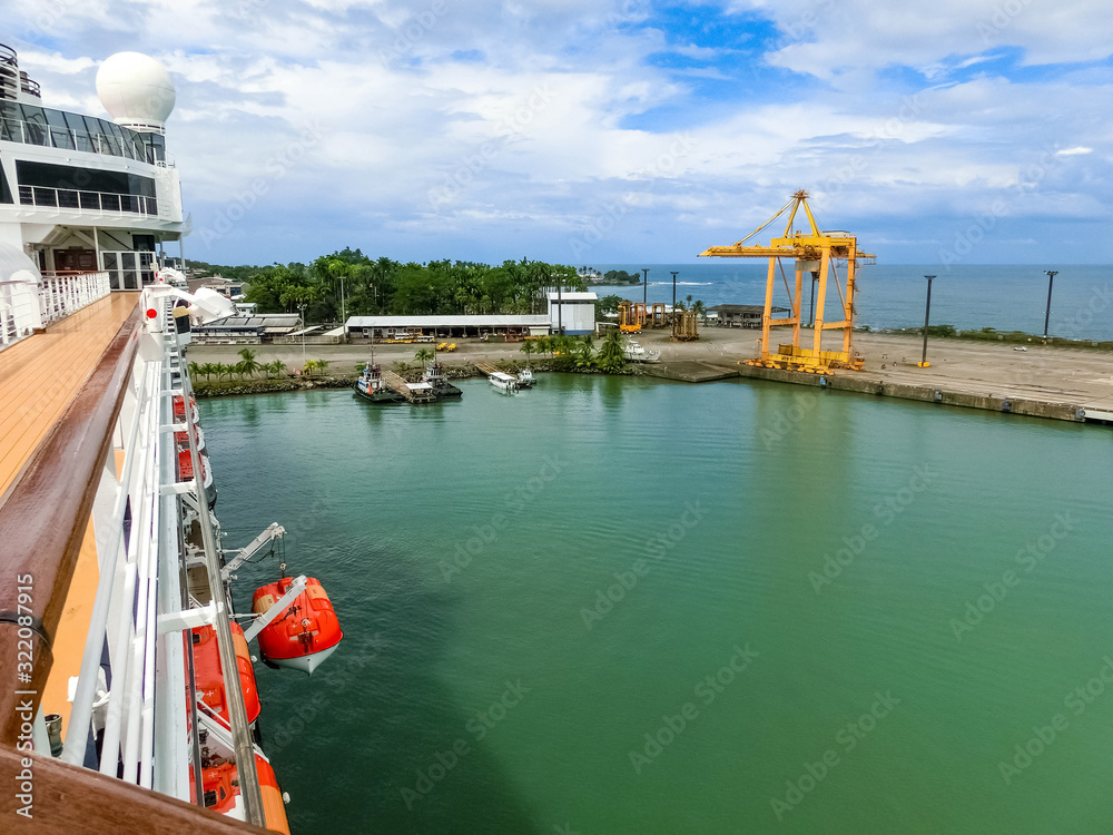 Port Limon seaport in Costa Rica