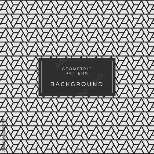 Abstract luxury square triangles shape black style pattern Stylish fractal texture. Vector pattern to fill the background, laser engraving and cutting.