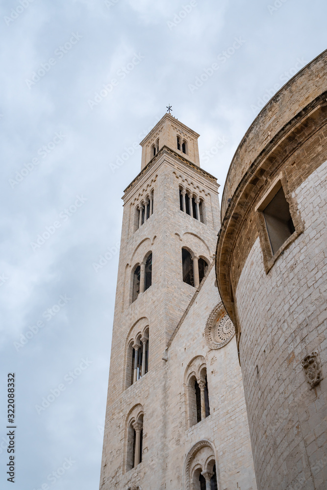 Facade of the Cathedral of San Sabino in Bari.