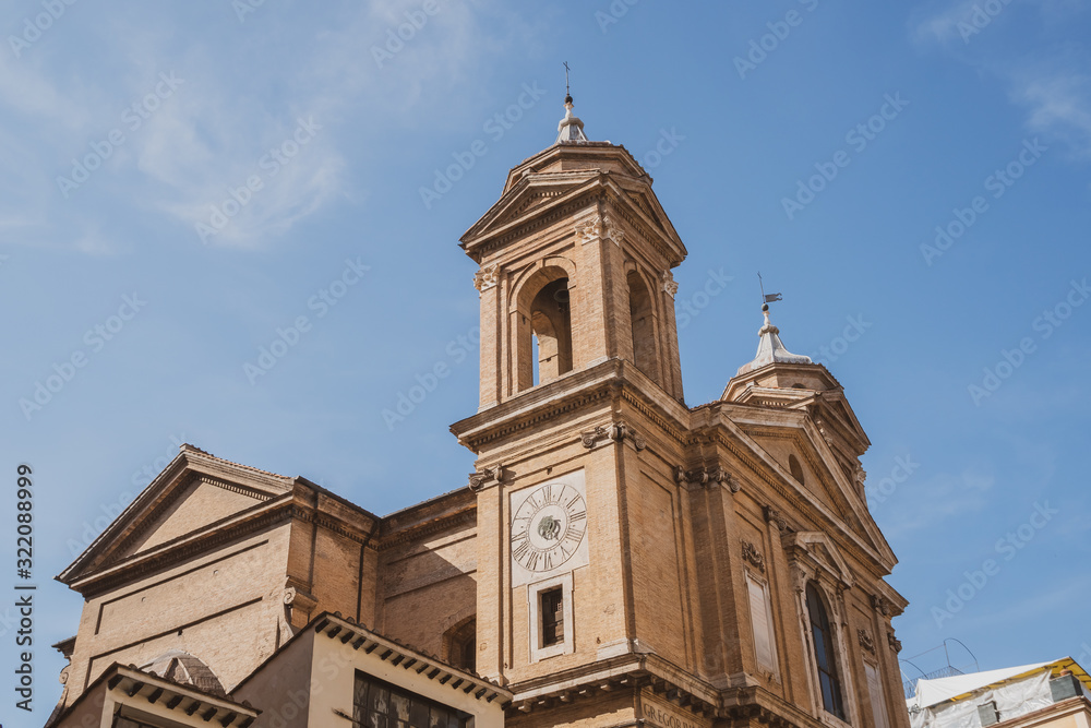 Fototapeta premium The Church of Saint Athanasius in Rome, Italy.