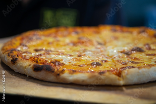 Pizza with cheese Delicious fresh,Homemead