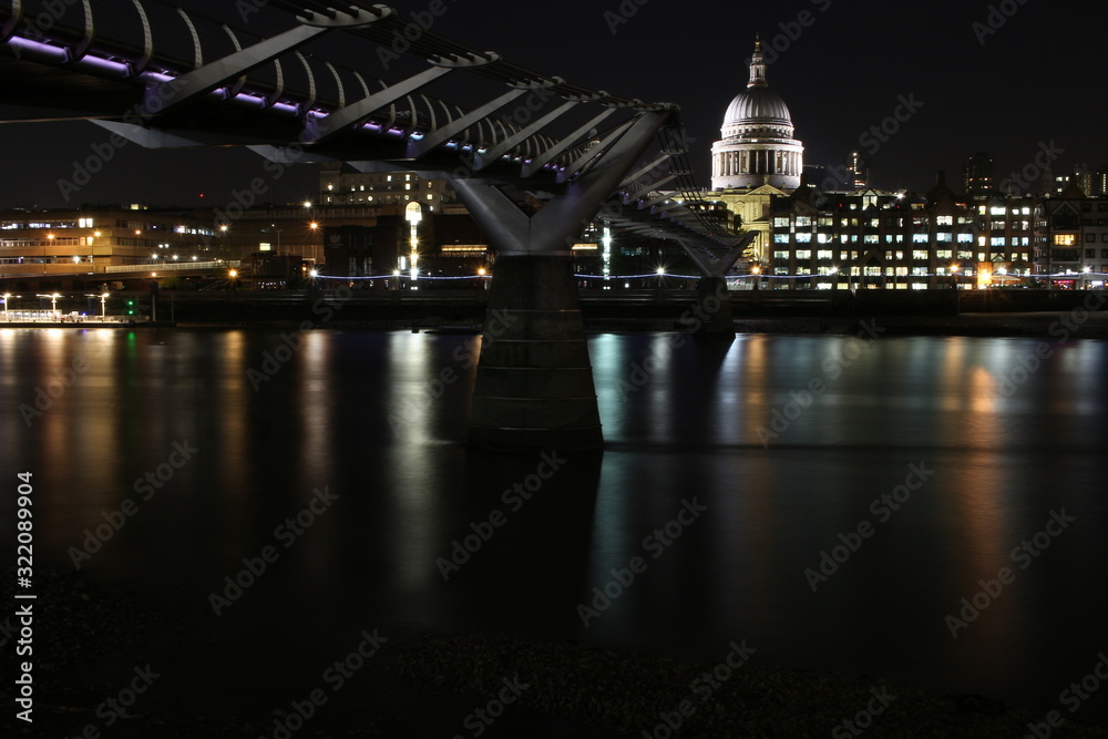 St Paul’s Cathedral with shimmering Thames