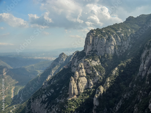 landscape with bare rocks