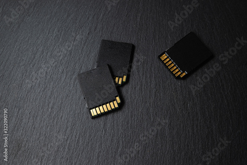 Fotografie Memory cards for storing data