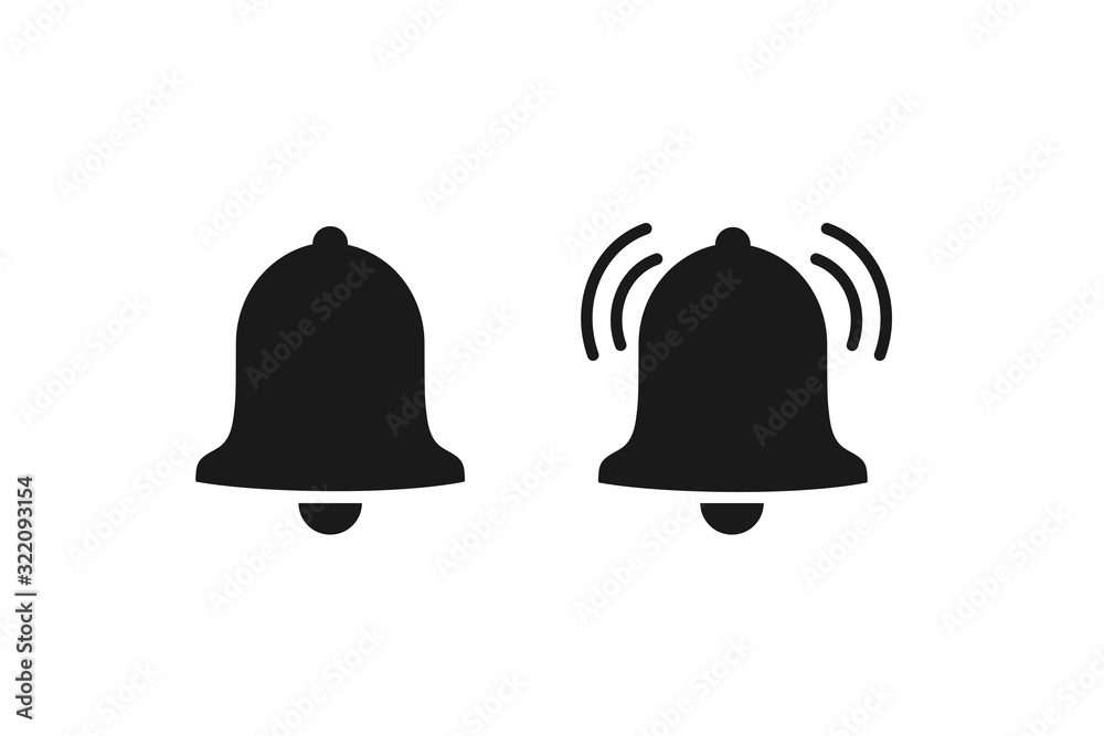 Notification icon vector, material design Notification icon vector, material design