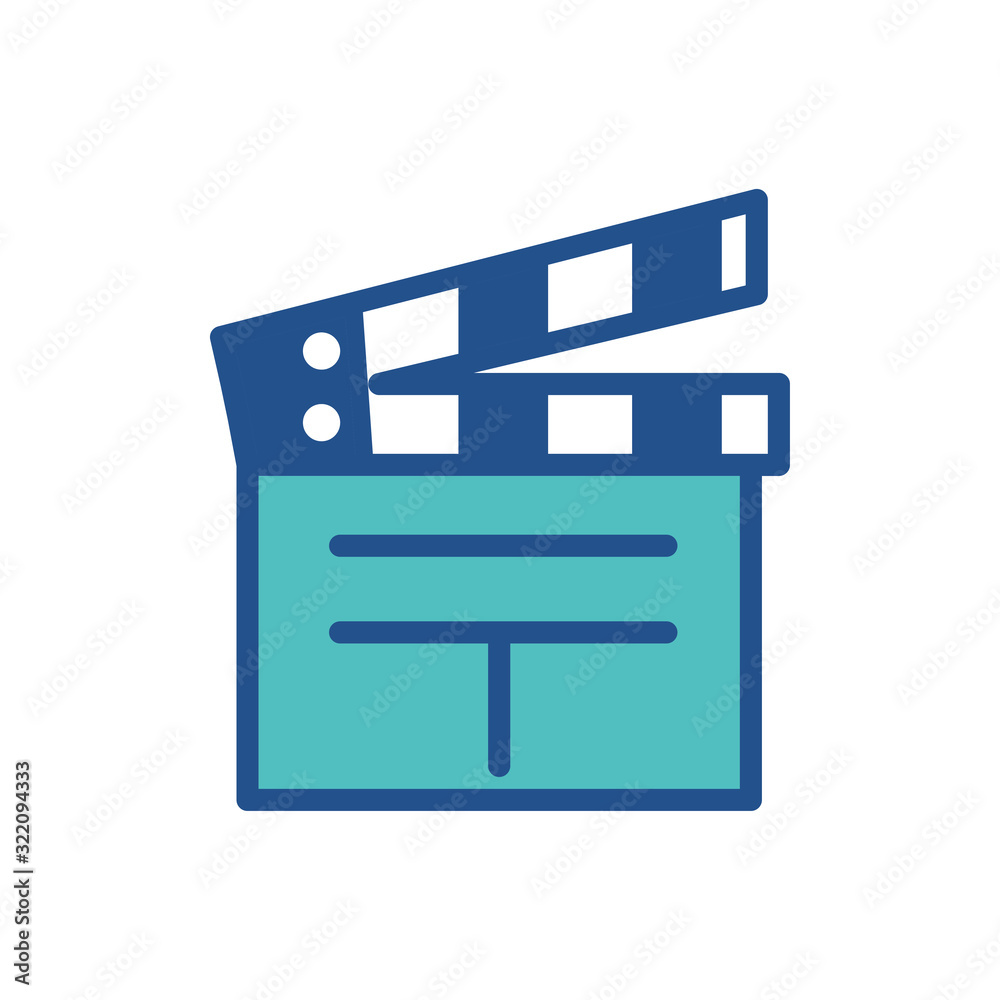 CLAPPER icon collection, trendy style CLAPPER icon collection, trendy style