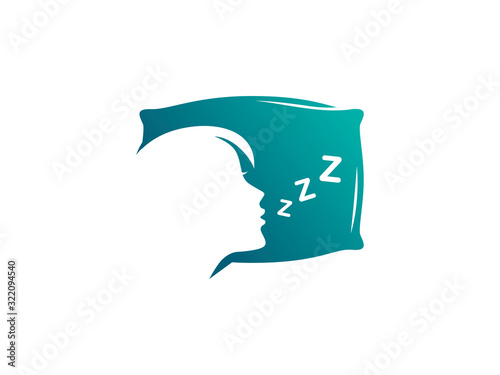 Pillow logo symbol or icon template