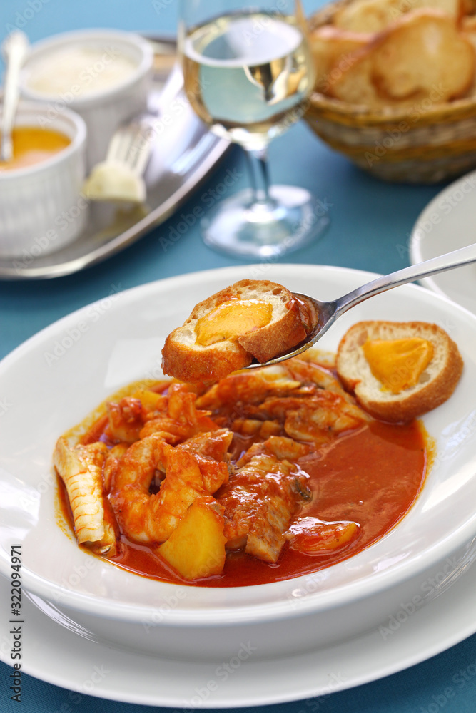 bouillabaisse, soupe de poisson, french marseille fish soup bouillabaisse, soupe de poisson, french marseille fish soup