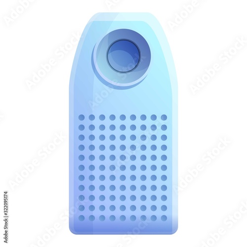 Room air purifier icon. Cartoon of room air purifier vector icon for web design isolated on white background