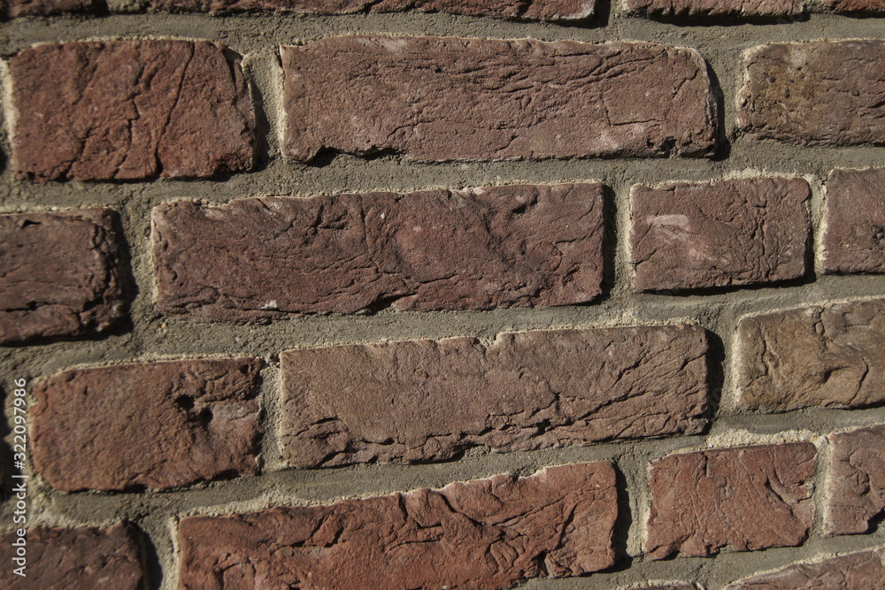 Obraz premium background texture building house stones profiles