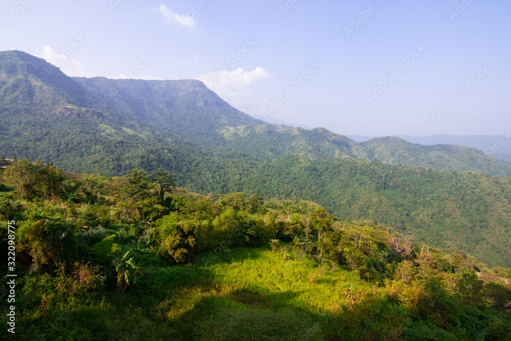 The cliff with the beautiful view