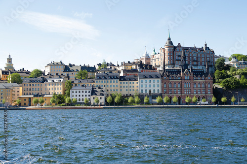 View of Sodermalm a district and island in central Stockholm, Sweden