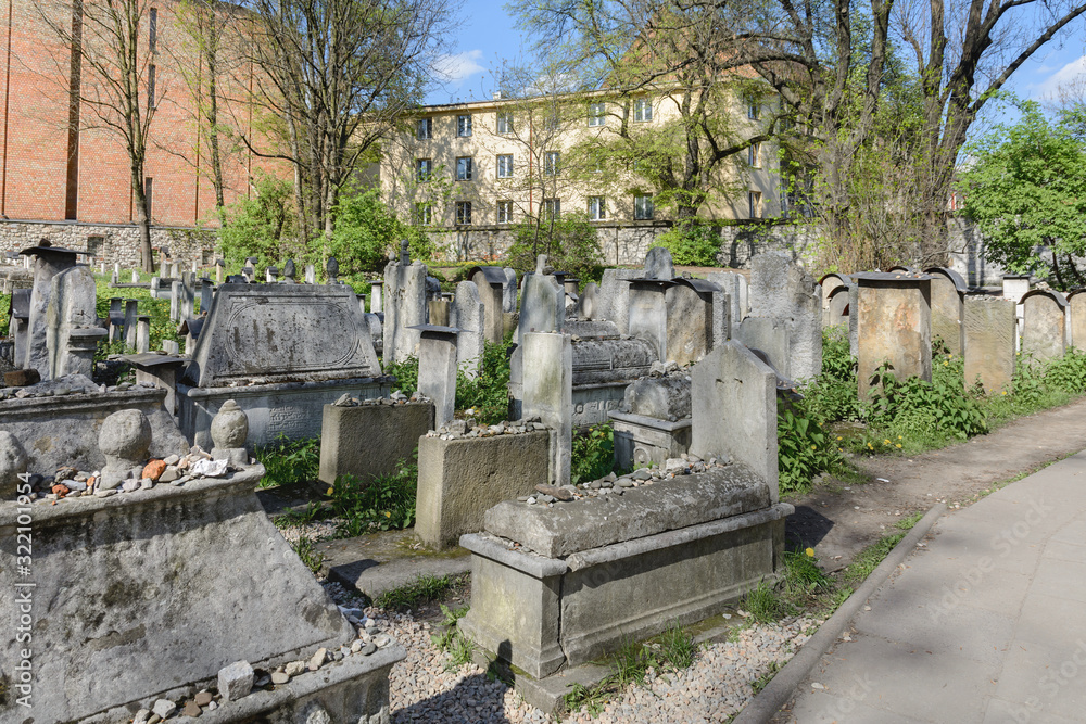 Old Jewish cemetery or Remu cemetery. Open to tourists. The cemetery is located near the Remu synagogue on 40 Sherokoy Street. The cemetery was founded in 1552.
