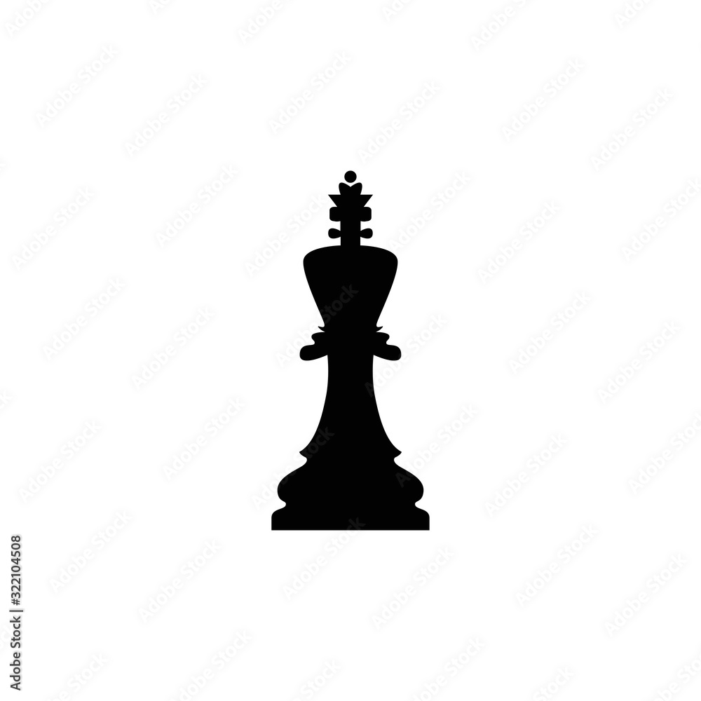Vector illustration of chess queen icon. Vector illustration of chess queen icon.