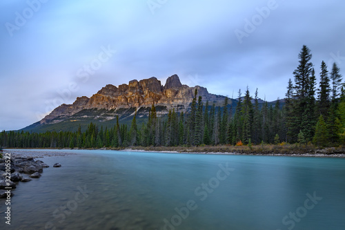 Castle Mountain at Bow river