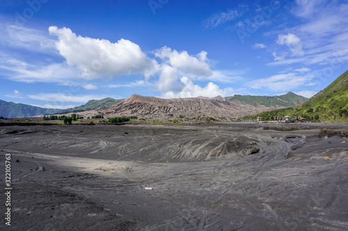 Wasteland on the way to Bromo volcano