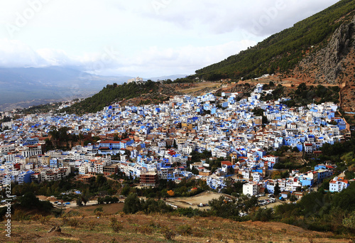 Chefchaouen is a blue city in Morocco © Anton