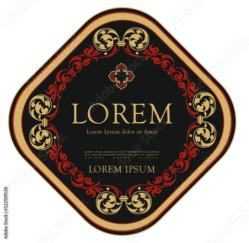 WINE LABEL ITALIAN FOOD AND DRINKS DECORATIVE STICKER FOR AMARONE, PROSECCO, CHIANTI, VALPOLICELLA,PRIMITIVE AND SPARKLING WINE